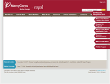 Tablet Screenshot of nepal.mercycorps.org