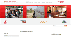 Desktop Screenshot of mercycorps.ge